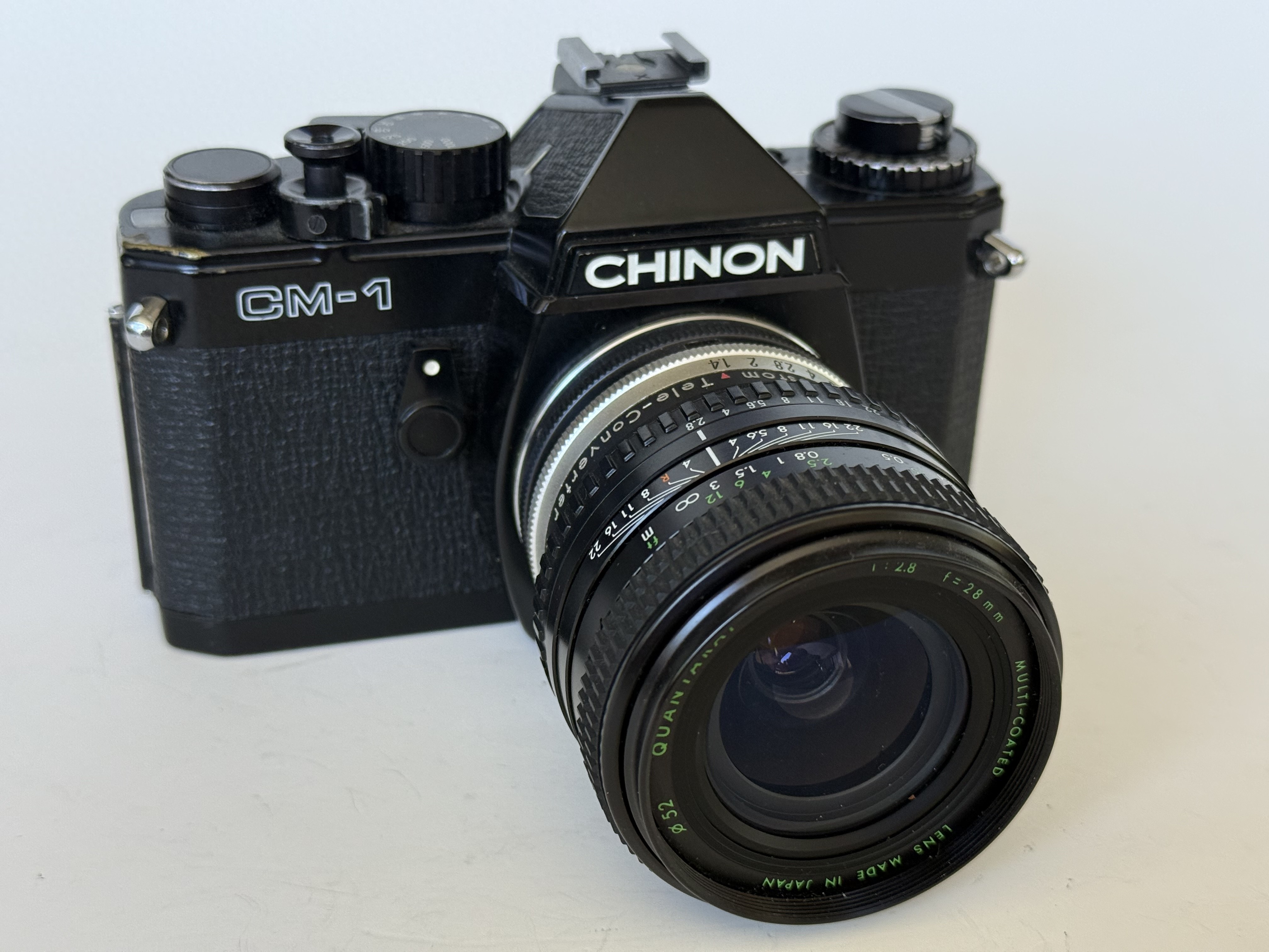 说说 Chinon/启侬 CM 系列单反相机,1975年——1987年(图1) Chinon CM-1相机参数_柯达数码单反相机_Chinon CM系列35毫米单镜头反光照相机