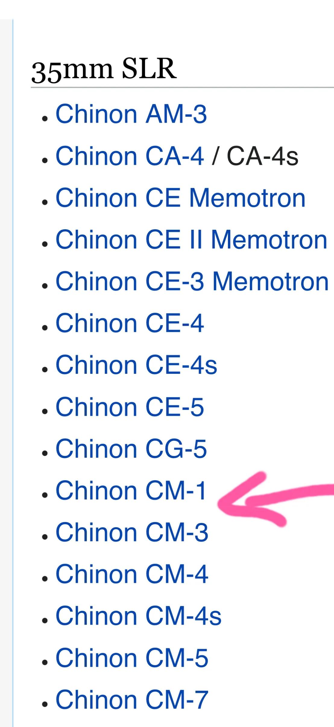 说说 Chinon/启侬 CM 系列单反相机,1975年——1987年(图3) Chinon CM-1相机参数_Chinon CM系列35毫米单镜头反光照相机_柯达数码单反相机