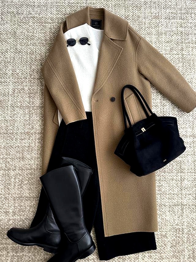 冬季时尚搭配技巧_淘宝网购物女装外套妮子风衣_毛呢大衣一衣多穿