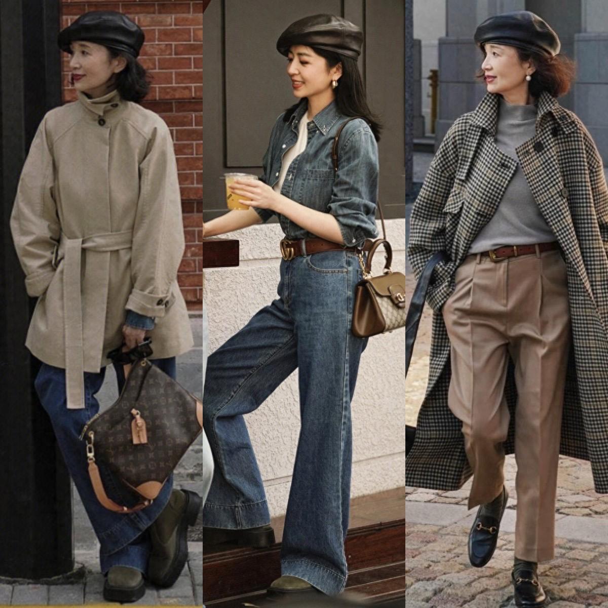 极简主义实用衣橱_淘宝网购物女装外套妮子风衣_秋冬穿搭40+女生外套