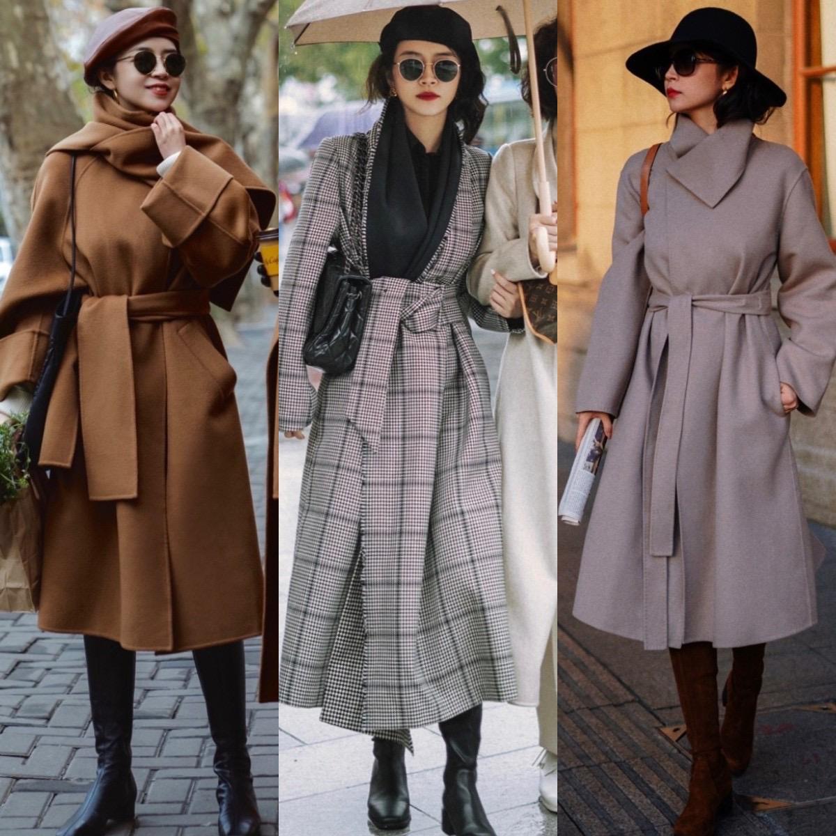 极简主义实用衣橱_淘宝网购物女装外套妮子风衣_秋冬穿搭40+女生外套