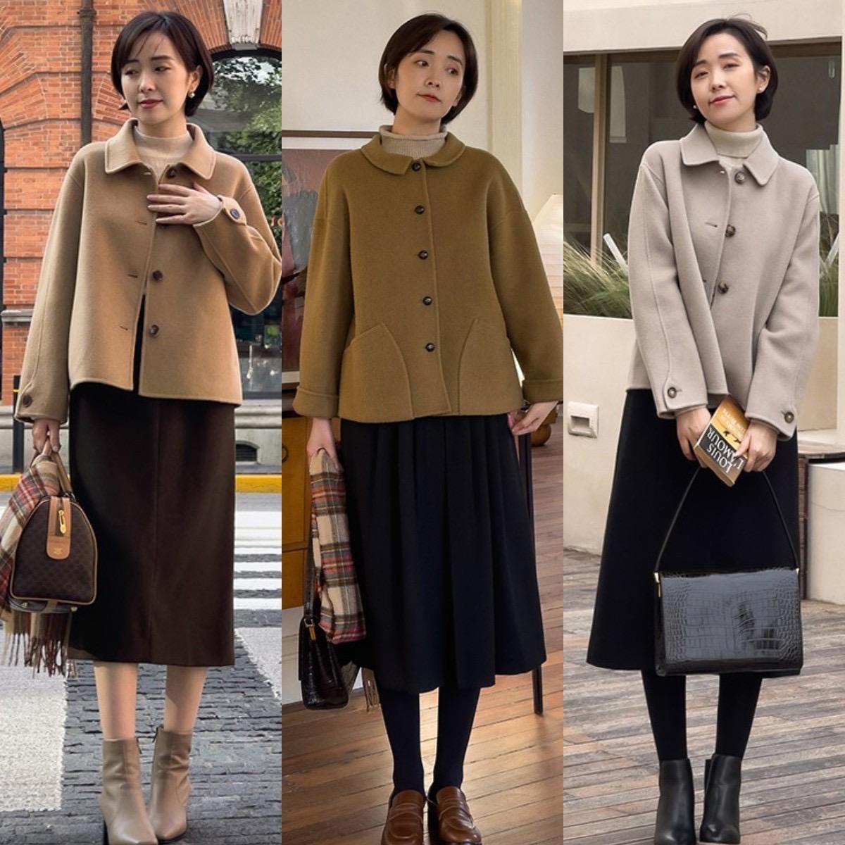 淘宝网购物女装外套妮子风衣_秋冬穿搭40+女生外套_极简主义实用衣橱