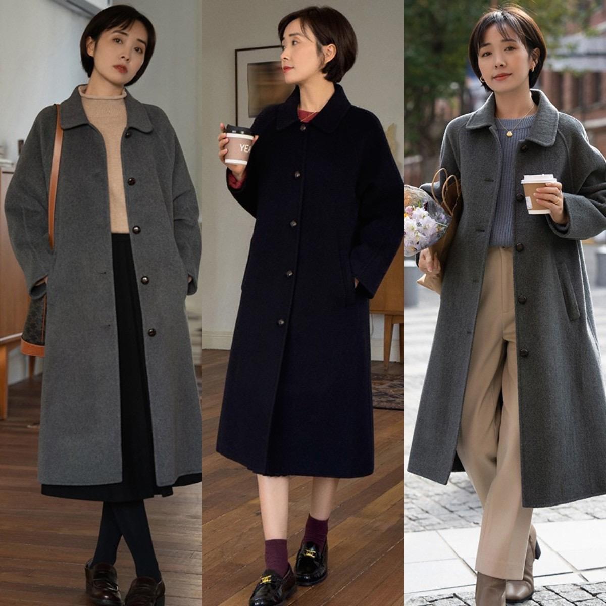 淘宝网购物女装外套妮子风衣_极简主义实用衣橱_秋冬穿搭40+女生外套