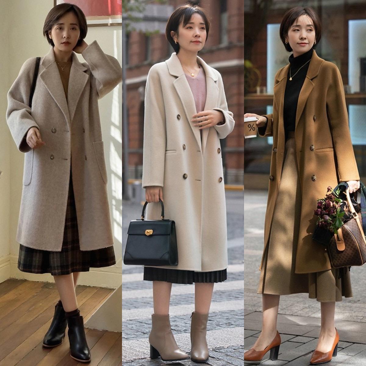 淘宝网购物女装外套妮子风衣_极简主义实用衣橱_秋冬穿搭40+女生外套