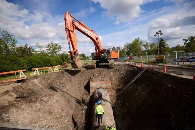 加拿大卡尔加里PCCP爆管事件_PCCP管道断丝检测隐患抢修_供水管道抢修方案