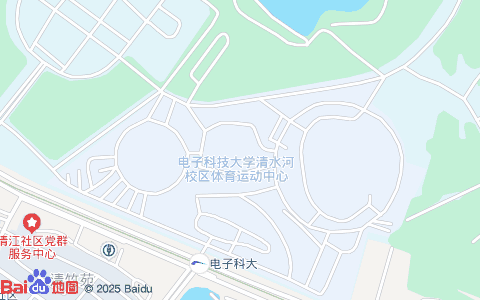 电子科技大学清水河校区游泳馆附近公交站点