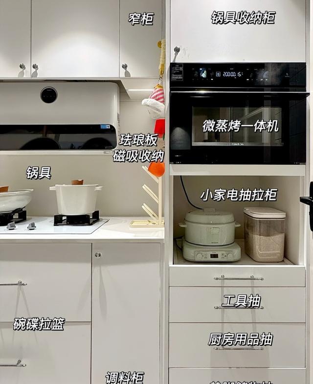 新房装修,老婆坚持做这6个“厨房设计”,没想到入住后真香了(图2) 日式厨房装修风格图片_厨房装修细节改造_高柜升降技术