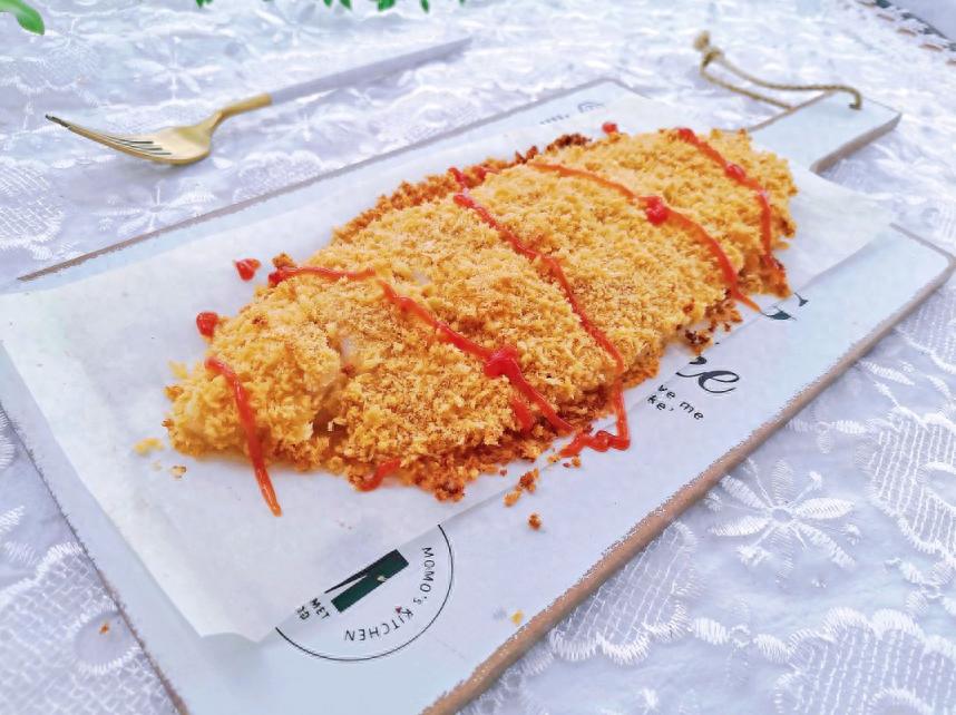 烤箱版香酥鱼柳,做法简单,金黄酥脆,外焦里嫩,孩子超爱吃(图1) 烤箱版香酥鱼柳做法_用烤箱做烤鱼_龙利鱼烤箱版香酥鱼柳食谱