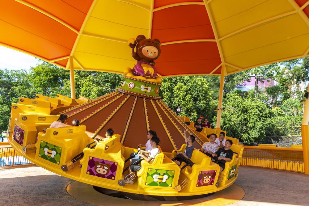 深圳欢乐谷长假三天迎客近10万,上新“迷你世界·冒险山”(图1) 深圳欢乐谷25周年魔幻盛典_深圳欢乐谷迷你世界冒险山_深圳欢乐谷附近的旅游地点