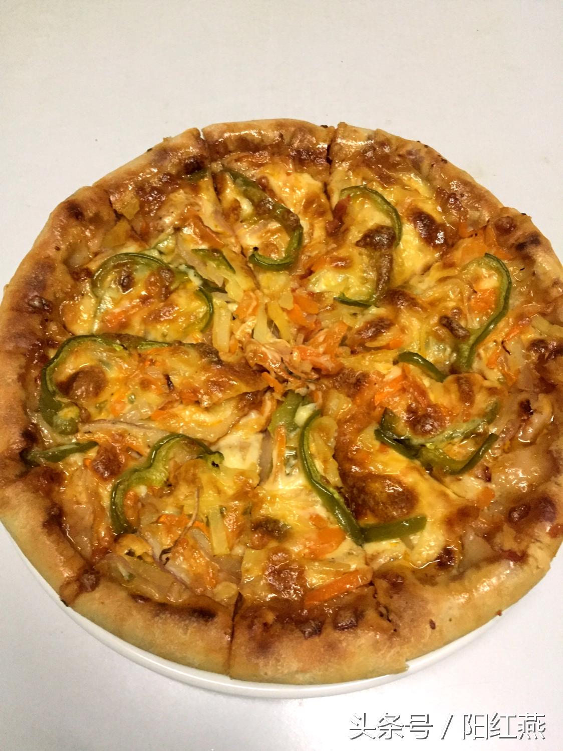 香味扑鼻的芝心披萨 自制料足就是赞啊!~ 史上最简单的做法(图19) 必胜客海鲜至尊披萨的做法_自制披萨教程_芝士披萨做法