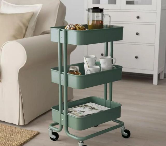 宜家弗拉塔购物车多功能改造_宜家拉斯克推车宿舍收纳方案_宜家购物流程