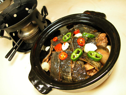 《随园食单》带骨甲鱼(图1) 火腿炖甲鱼是哪里名菜_霸王别姬 甲鱼食谱 甲鱼功效