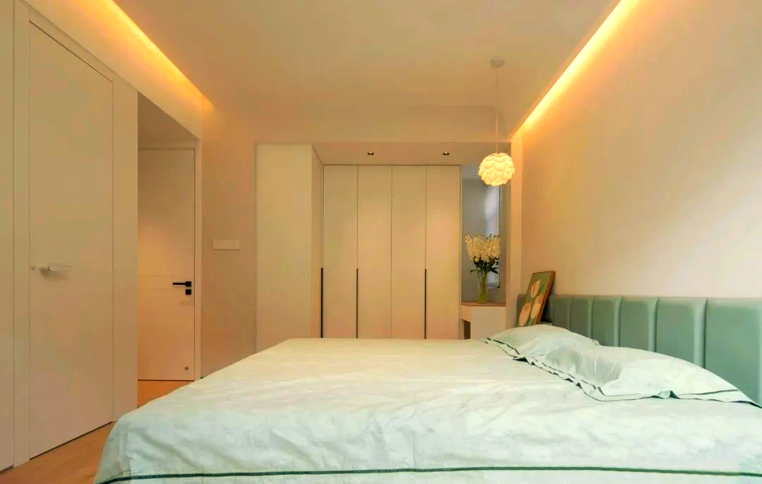 现代简约装修案例,功能齐全且风格干净舒适(图14) 1