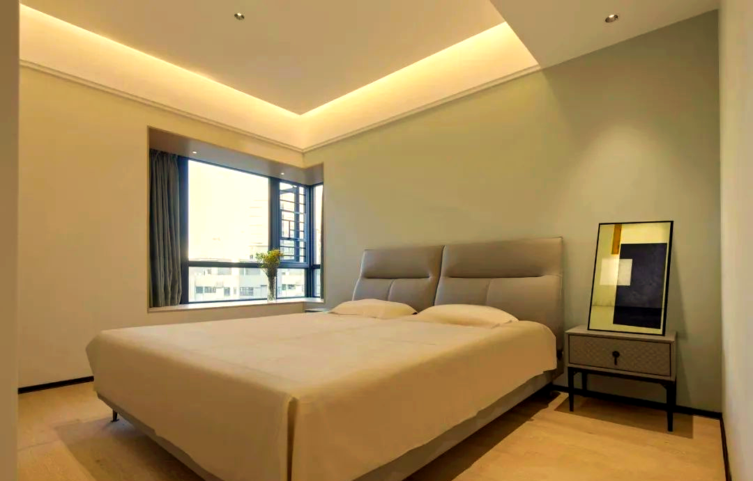 现代简约装修案例,功能齐全且风格干净舒适(图8) 1