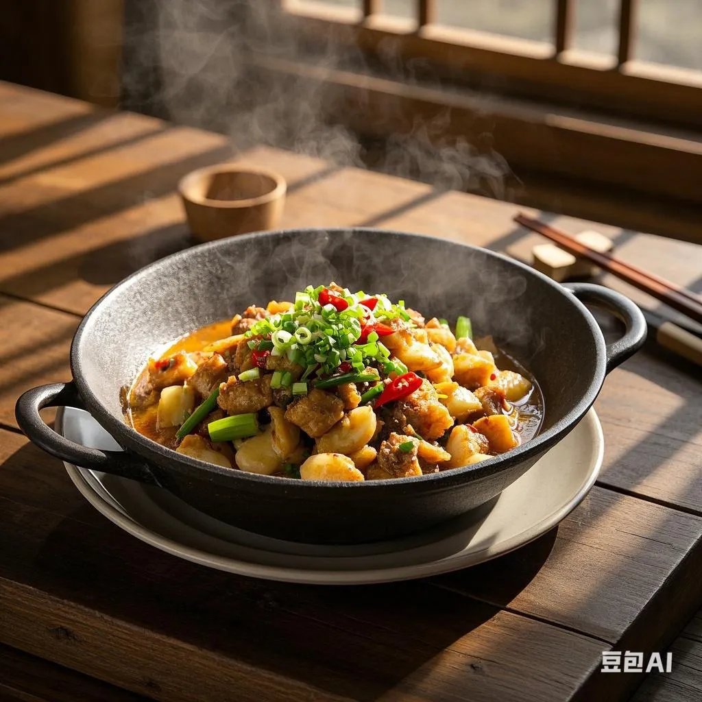 说说你最喜欢吃的家乡美食有哪些(图15) 安徽六安美食_金寨吊锅菜_六安瓜片炒虾仁