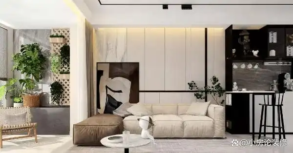 简约=简陋?被问得最多的现代风来袭,43套效果图直接照搬(图6) 现代风格家居案例分享_现代风装修设计_后现代简约装修