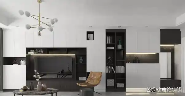 简约=简陋?被问得最多的现代风来袭,43套效果图直接照搬(图8) 现代风格家居案例分享_后现代简约装修_现代风装修设计