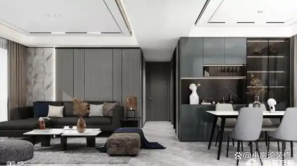 简约=简陋?被问得最多的现代风来袭,43套效果图直接照搬(图9) 后现代简约装修_现代风格家居案例分享_现代风装修设计