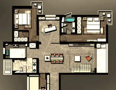 现代极简装修风格,整体设计自然时尚且高级!(图1) 1