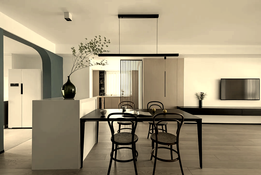 现代极简装修风格,整体设计自然时尚且高级!(图3) 1