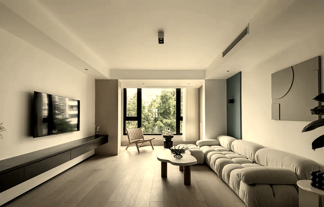 现代极简装修风格,整体设计自然时尚且高级!(图7) 1