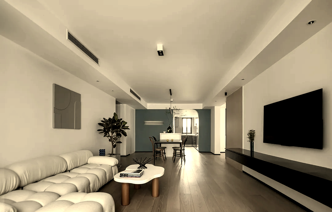 现代极简装修风格,整体设计自然时尚且高级!(图8) 1