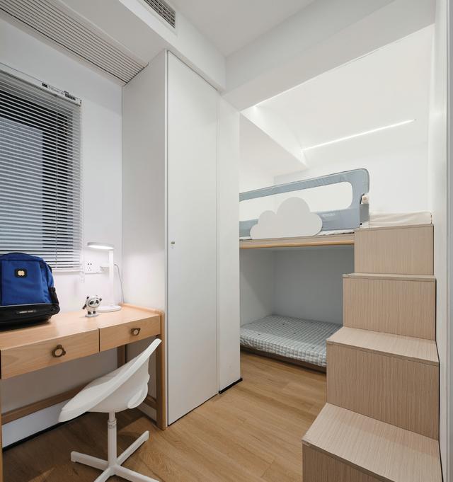 5口人居住,40㎡,南京屋主家的装修,说是“神设计”都不为过(图14) 南京小户型改造_南京 2025年7月家装博览会_智能化小户型设计