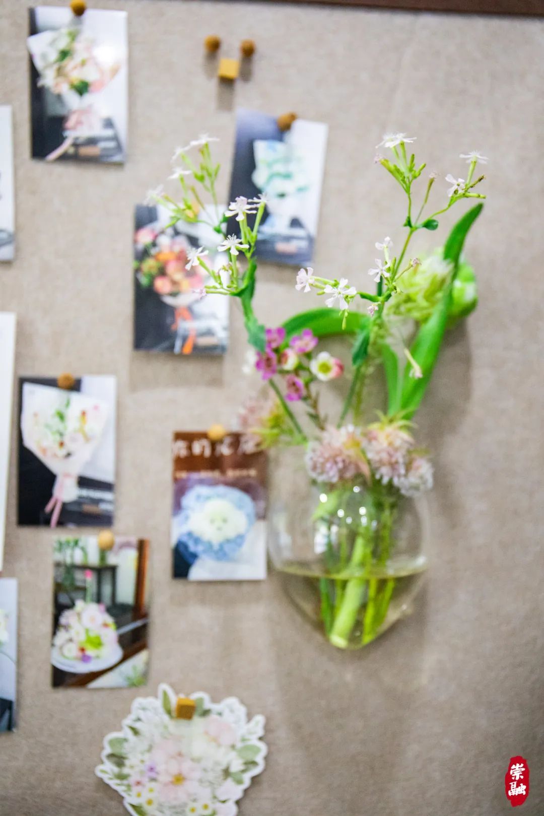 鳌山路上,“你的花店”与众不同(图6) 花店 装修_崇明花店故事_我在崇明开花店