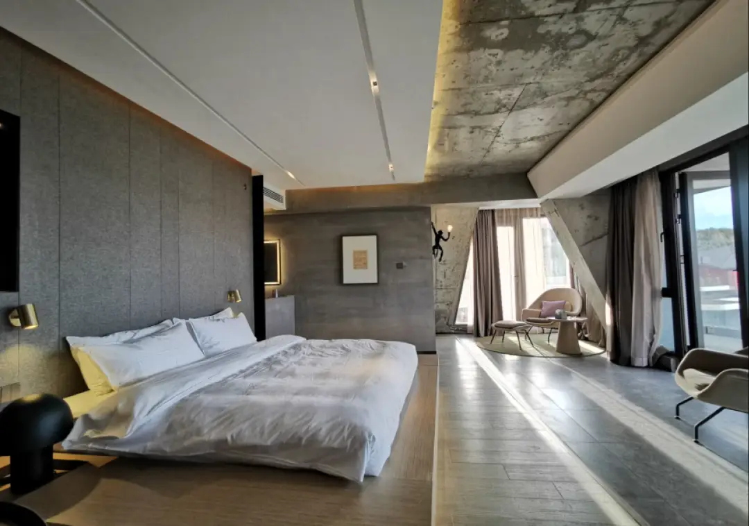 滑雪胜地最隐奢的艺术酒店(图5) 长白山之禾度假酒店_长白山景区建筑_漫江鹿苑混凝土建筑