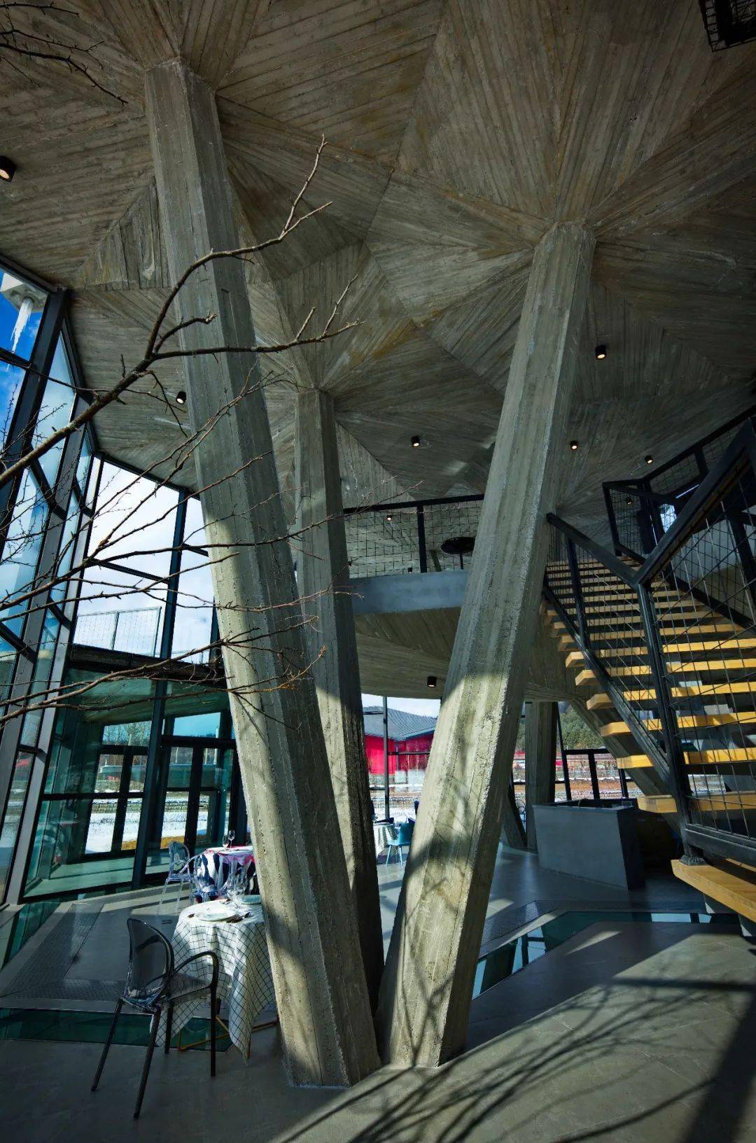 滑雪胜地最隐奢的艺术酒店(图7) 长白山景区建筑_漫江鹿苑混凝土建筑_长白山之禾度假酒店