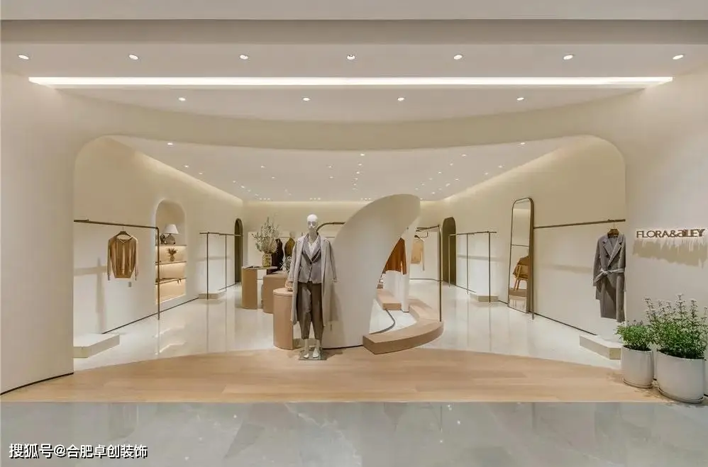 合肥店面设计,服装店装修如何吸引顾客?(图2) 服装店装修设计灵感_服装店铺装修风格_服装店装修风格选择