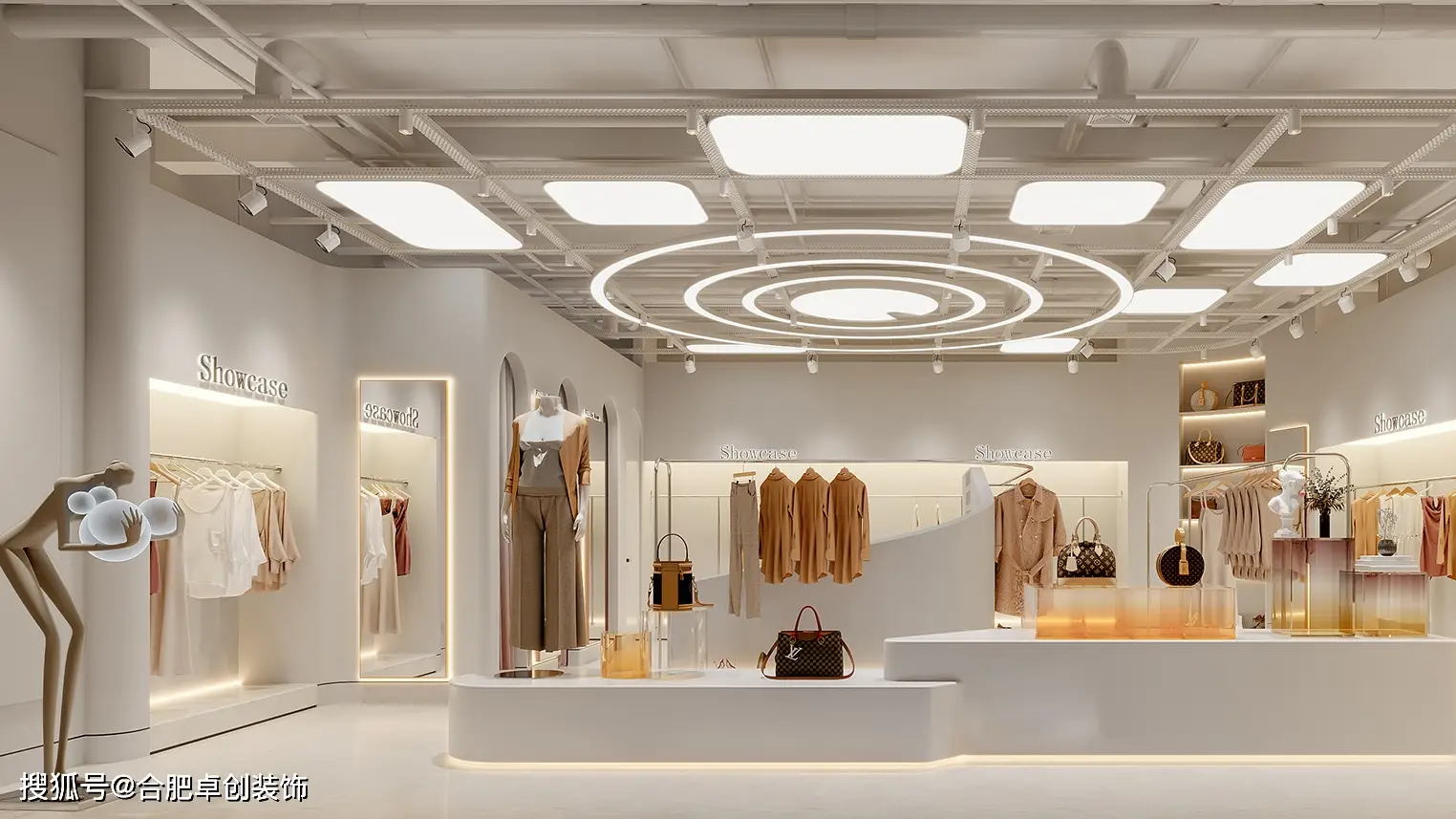 合肥店面设计,服装店装修如何吸引顾客?(图10) 服装店铺装修风格_服装店装修风格选择_服装店装修设计灵感