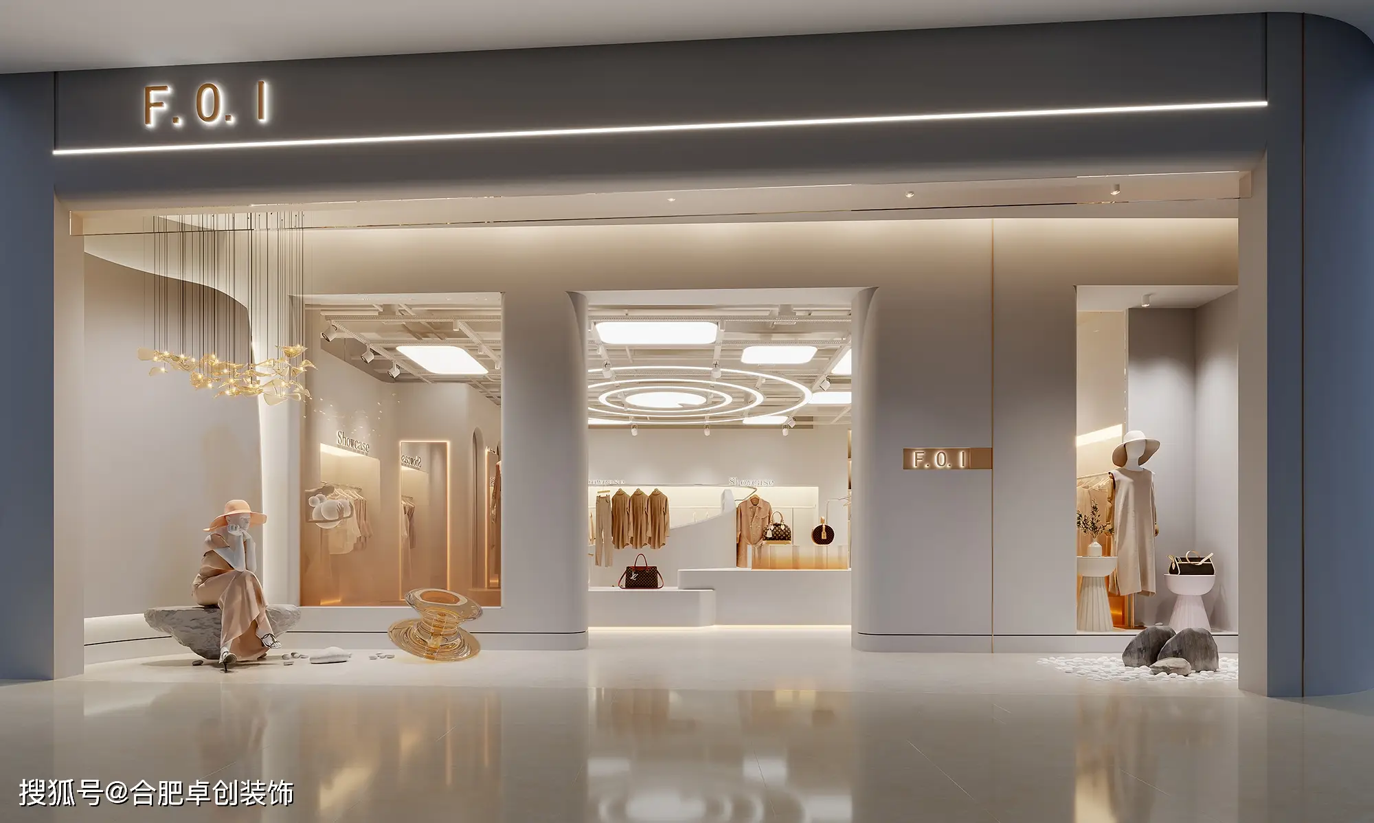 合肥店面设计,服装店装修如何吸引顾客?(图13) 服装店装修设计灵感_服装店装修风格选择_服装店铺装修风格