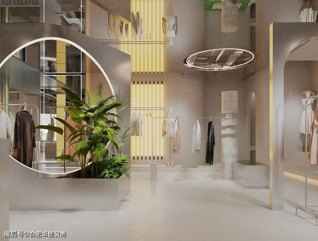 合肥店面设计,服装店装修如何吸引顾客?(图5) 服装店铺装修风格_服装店装修风格选择_服装店装修设计灵感
