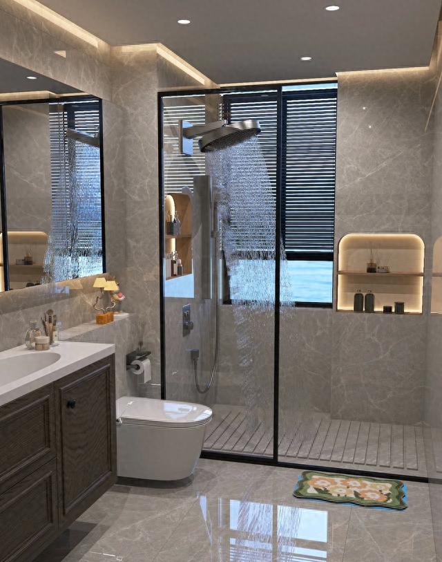 卫生间装修的6个关键布局,做错一个,后悔十年!(图1) 小便斗安装间距需要多少合适_微水泥排水管兼容性_模块化三分离