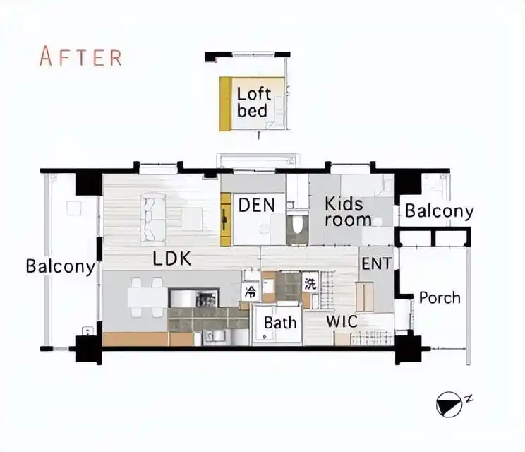 这家人的实用主义火了,全屋不做吊顶,毛坯走明线,简单又好看(图2) 轻装修重装饰实用主义家居案例_卫生间不吊顶图片_全屋不做吊顶毛坯走明线装修设计