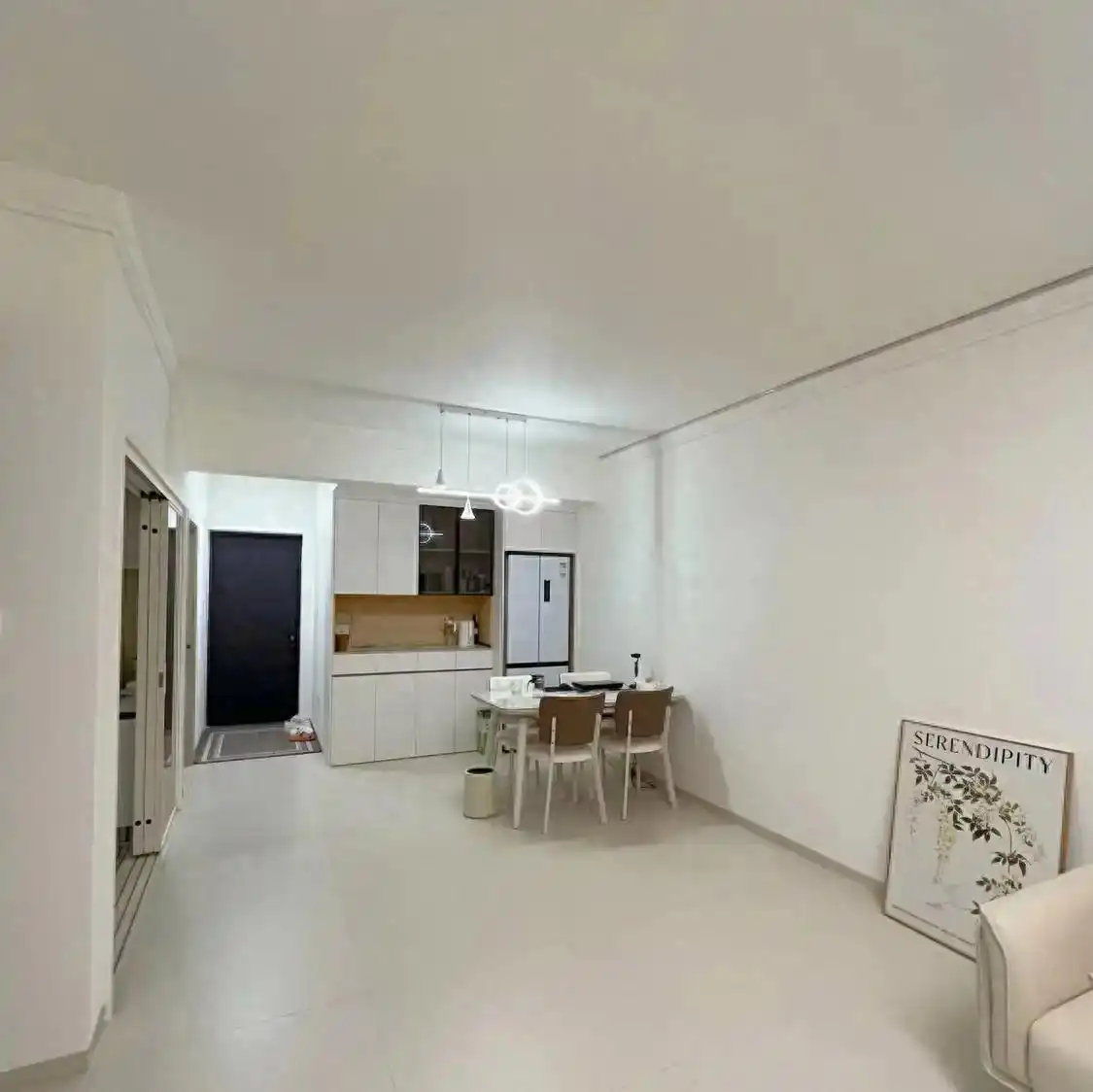 大白墙不吊顶,广东一女主的家让我大开眼界,简单不失大气(图1) 厨房卫生间设计_卫生间不吊顶图片_简单装修减少卫生死角