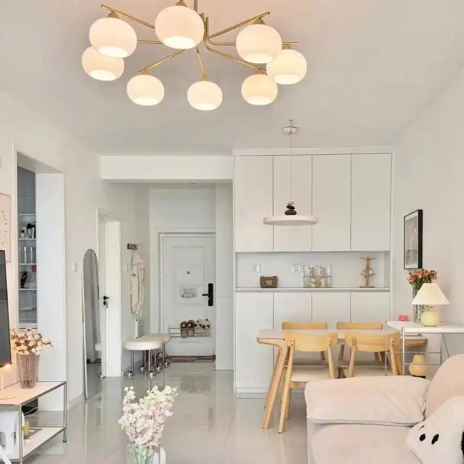 大白墙不吊顶,广东一女主的家让我大开眼界,简单不失大气(图4) 厨房卫生间设计_卫生间不吊顶图片_简单装修减少卫生死角