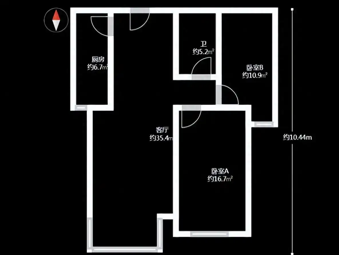 老婆坚持全屋不吊顶只走石膏线,完工后发现太漂亮啦,忍不住晒晒(图1) 两室婚房简约设计分享_卫生间不吊顶图片_新婚夫妇省城买房装修经验