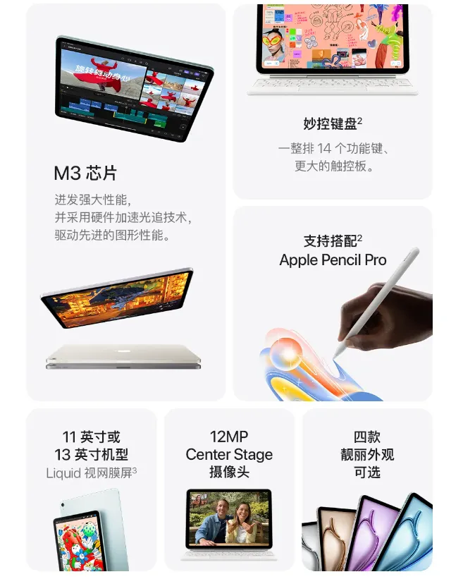 苹果618很猛,iPad Air与iPad mini 7降价,256GB版仅贵出200元(图3) 图片