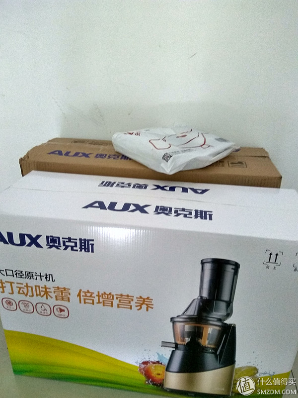 平民原汁机-AUX 奥克斯 HX-Y6605 原汁机 开箱与简单评测(图2) 上海惠人原汁机售后_家用低速慢磨榨汁机_奥克斯HX-Y6605大口径原汁机